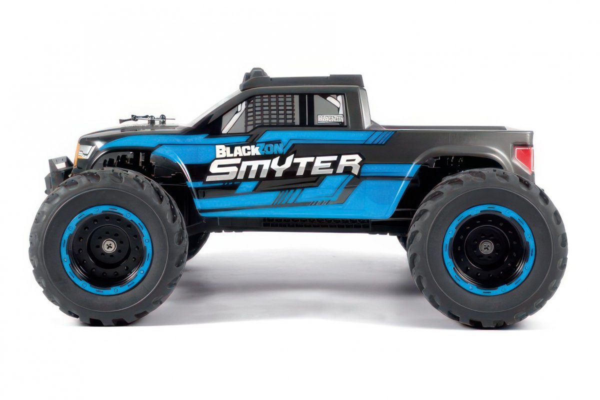 BLACKZON SMYTER MT 1/12 4WD RTR BLÅ - LEDLJUS